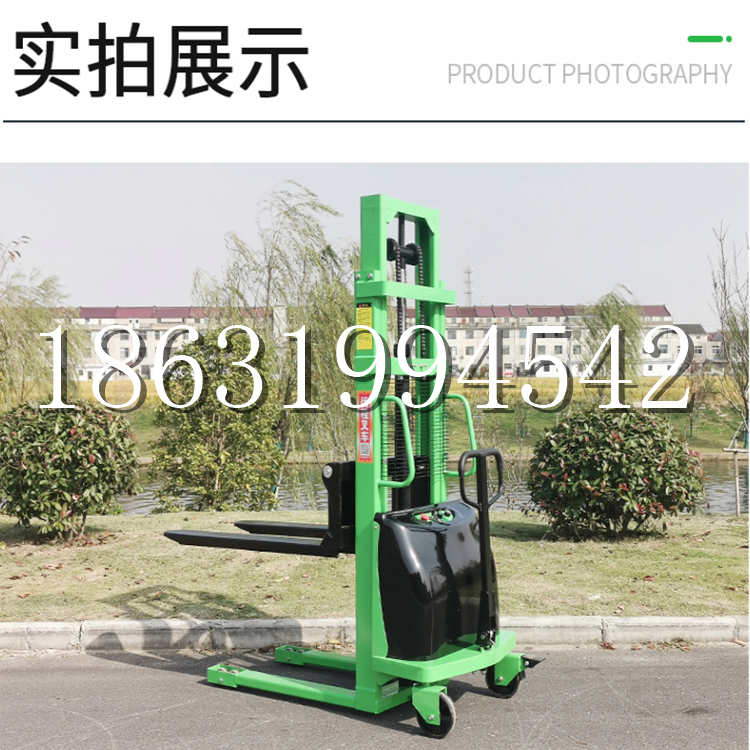 德城区电动叉车堆高车液压铲车电瓶1吨2吨站驾步行式小型全自动叉车